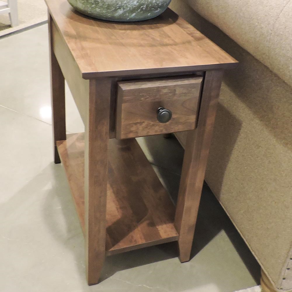 Small chairside table with drawer sale